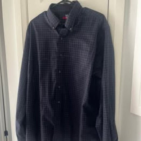 Denver Hayes XL Tall Classic Striped Long Sleeve Button-Up Shirt | Men’s Classic - Picture 3 of 6